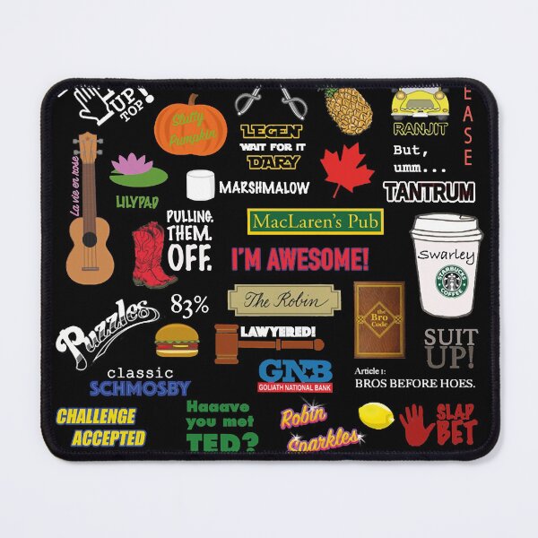 Item preview, How I Met Your Mother  HIMYM  TV Show  Collage Essential designed and sold by Vincenulisano.
