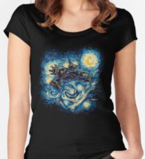 Starry Flight Women's Fitted Scoop T-Shirt