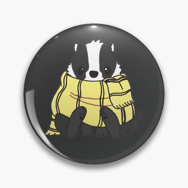 Item preview, Cute HP Badger huffle puff in yellow with scarf designed and sold by Monsieur-T.