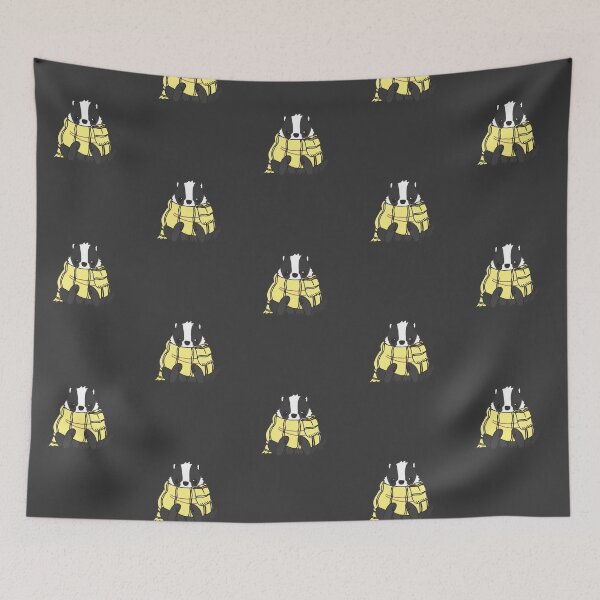 Item preview, Cute HP Badger huffle puff in yellow with scarf designed and sold by Monsieur-T.