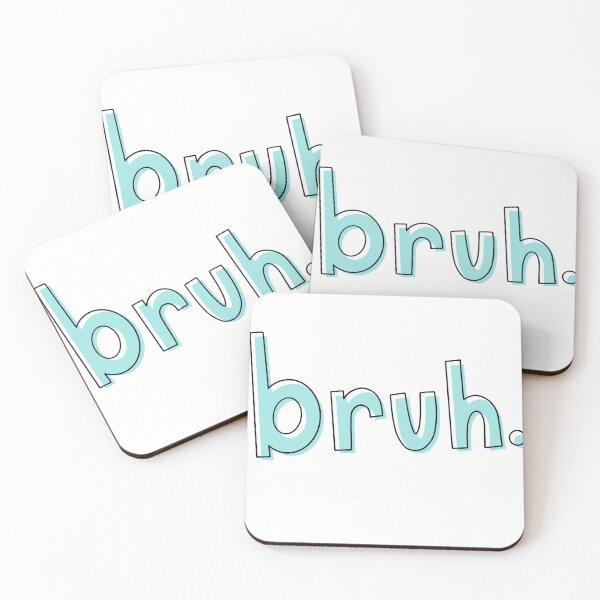 Item preview, Bruh. blue outline word  designed and sold by Jaymesarah.