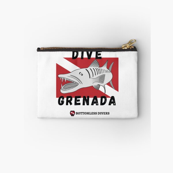 Item preview, Dive Grenada Barracuda with Dive Flag designed and sold by BottomlessDiver.