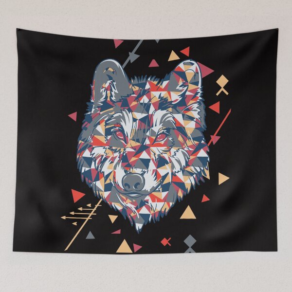 Item preview, Multi Color Wolf designed and sold by aniskastarr.
