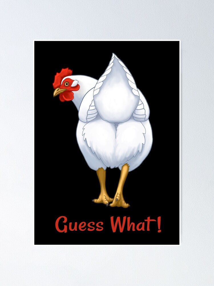  Guess What Chicken Butt Funny Low Profile Thin Mouse