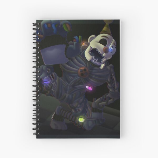 1, 2, Ennard's Coming for You Spiral Notebook