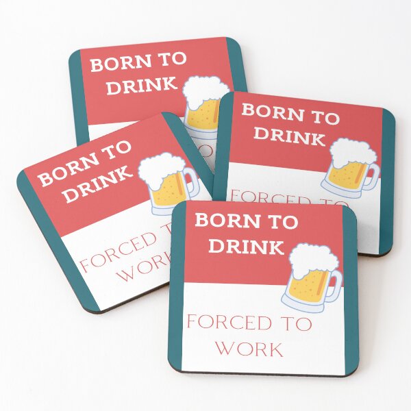 Item preview, BORN TO DRINK   designed and sold by McClureStewart.