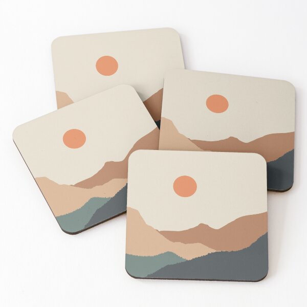 Item preview, Abstract Landscape in a warm neutral earth tone color scheme designed and sold by TimelessChic.