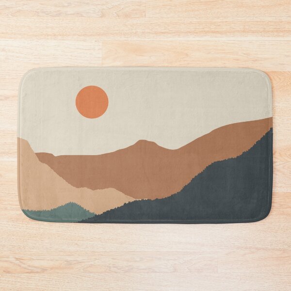 Item preview, Abstract Landscape in a warm neutral earth tone color scheme designed and sold by TimelessChic.