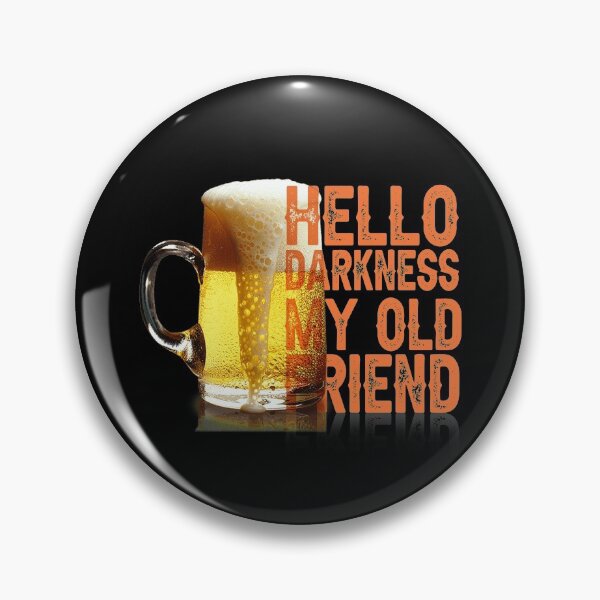 Item preview, Beer Hello Darkness designed and sold by Linenist.