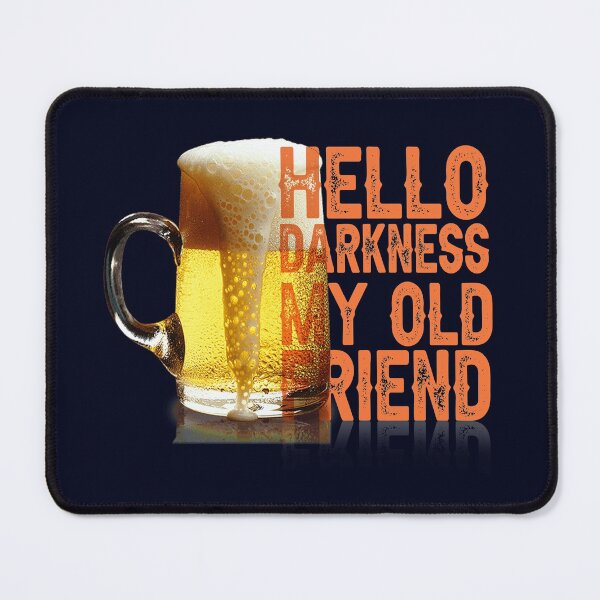 Item preview, Beer Hello Darkness designed and sold by Linenist.