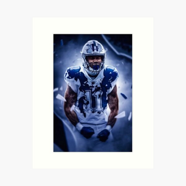 Micah Parsons Dallas Cowboys Canvas Framed Wall Art Poster 