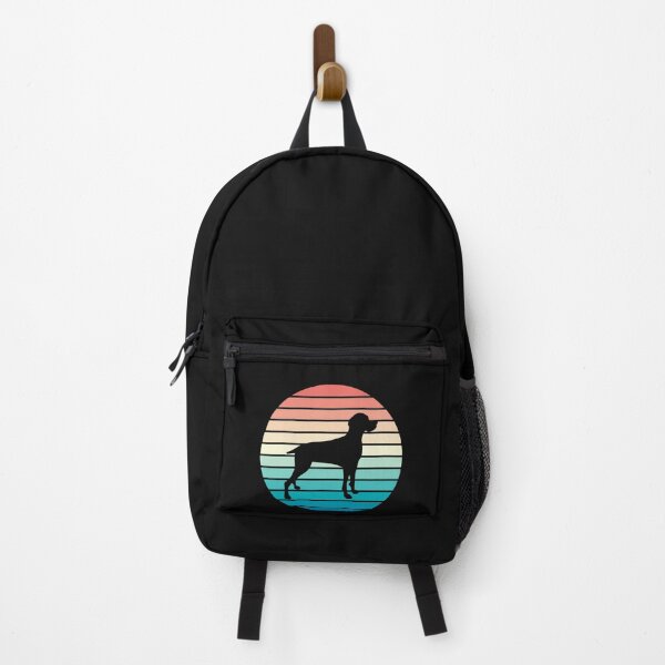 Item preview, Weimaraner Lover - Retro Sunset Silhouette designed and sold by Krysanthe.