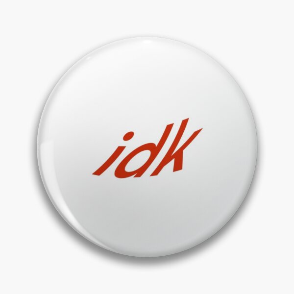 Item preview, IDK | I Don’t Know Wavy Text | Red designed and sold by tomefromme.