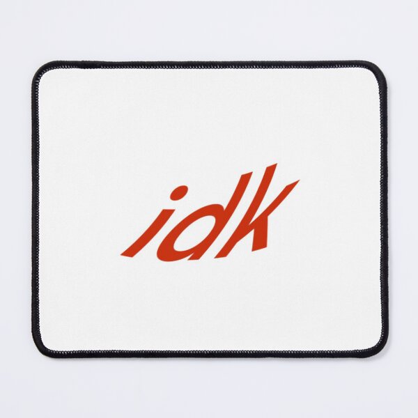 Item preview, IDK | I Don’t Know Wavy Text | Red designed and sold by tomefromme.