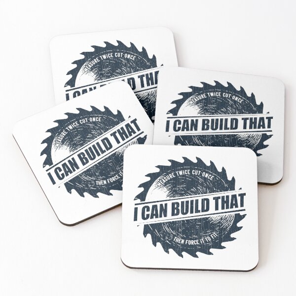 Item preview, Mens I Can Build That Woodworking Carpenter Quote Gift graphic designed and sold by theodoros20.