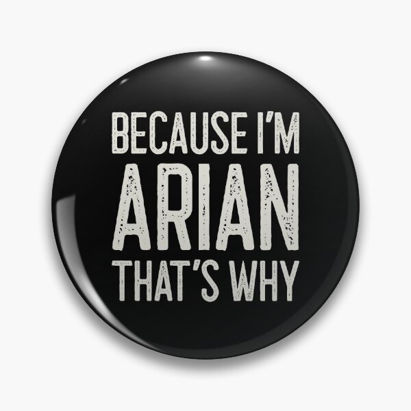 Item preview, Because I’m Arian That’s Why Funny Personalized Name designed and sold by MariosNydras.