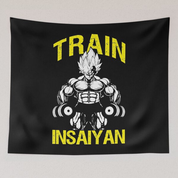 Item preview, Train Insaiyan Essential T-Shirt.png designed and sold by RubSlade.