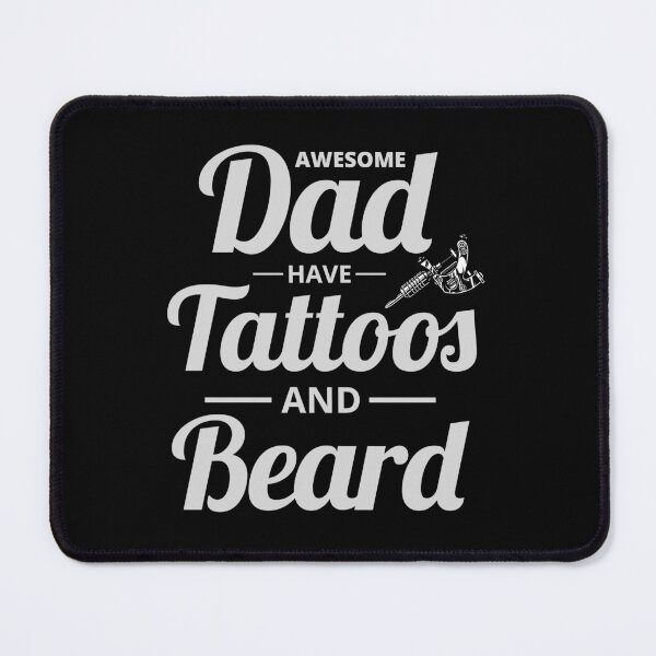 Item preview, Tattoos Beard Dad Fathers day Funny Gift designed and sold by CuteDesigns1.
