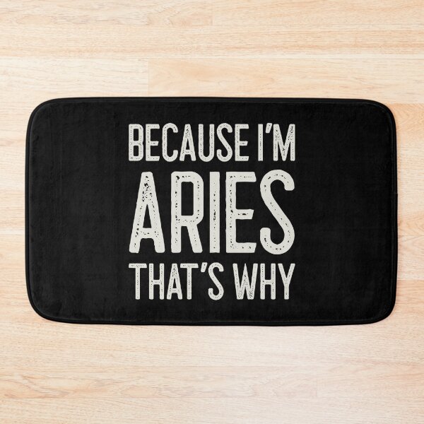 Item preview, Because I’m Aries That’s Why Funny Personalized Name designed and sold by MariosNydras.
