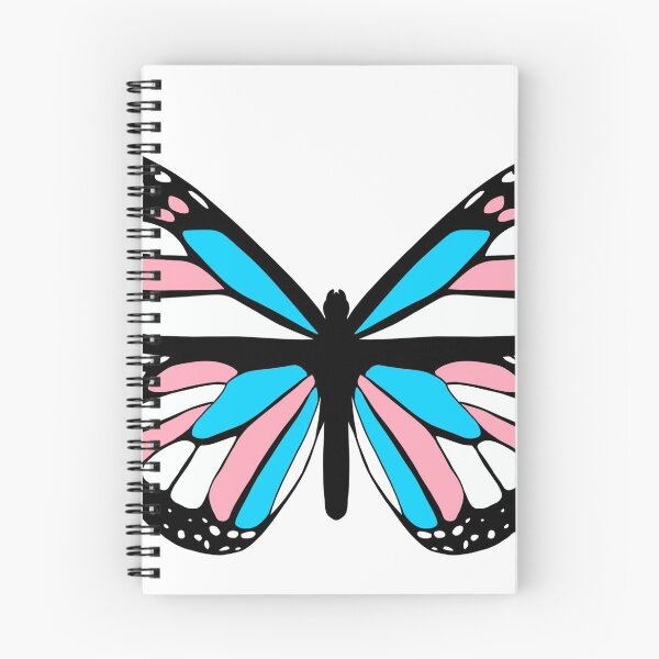 Item preview, subtle trans flag butterfly designed and sold by Jaymesarah.