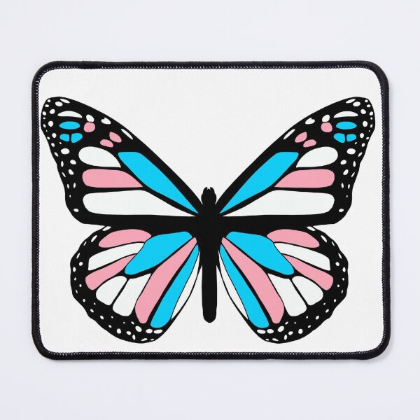 Item preview, subtle trans flag butterfly designed and sold by Jaymesarah.