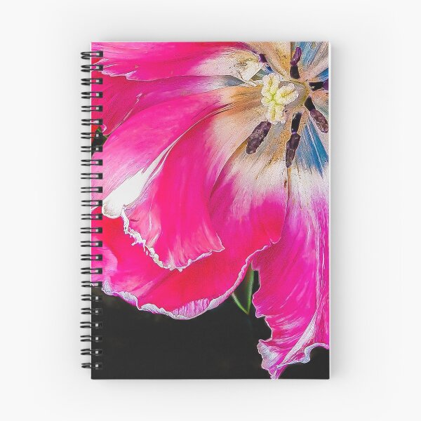 Item preview, PINK TULIPS SERRATED EDGES designed and sold by Sandra Belitza-Vazquez.