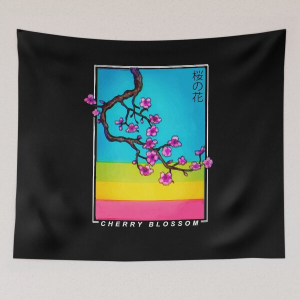 Item preview, Japanese Aesthetic Vaporwave Cherry Blossom Anime Glitch designed and sold by Dressed For  Duty.