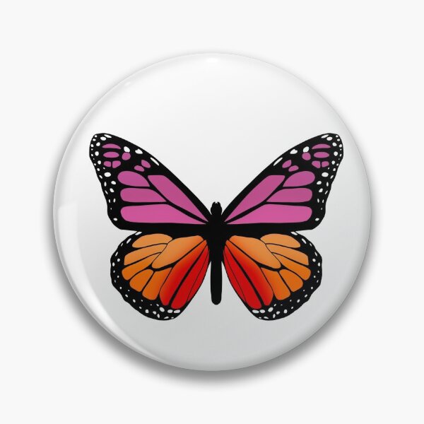 Item preview, subtle lesbian flag butterfly designed and sold by Jaymesarah.