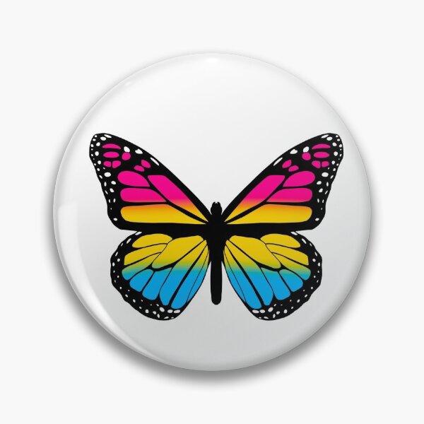 Item preview, subtle pan flag butterfly gradient designed and sold by Jaymesarah.