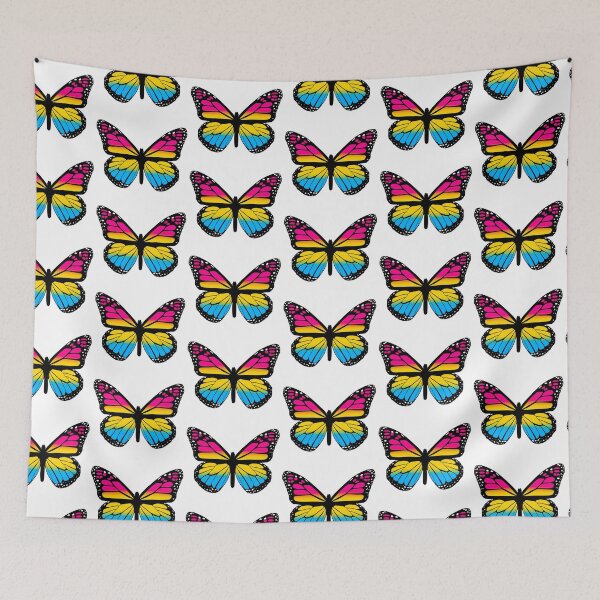 Item preview, subtle pan flag butterfly gradient designed and sold by Jaymesarah.