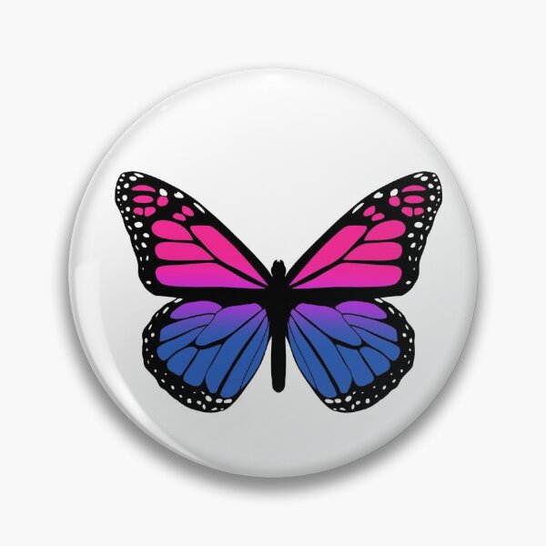 Item preview, subtle bi flag butterfly gradient designed and sold by Jaymesarah.