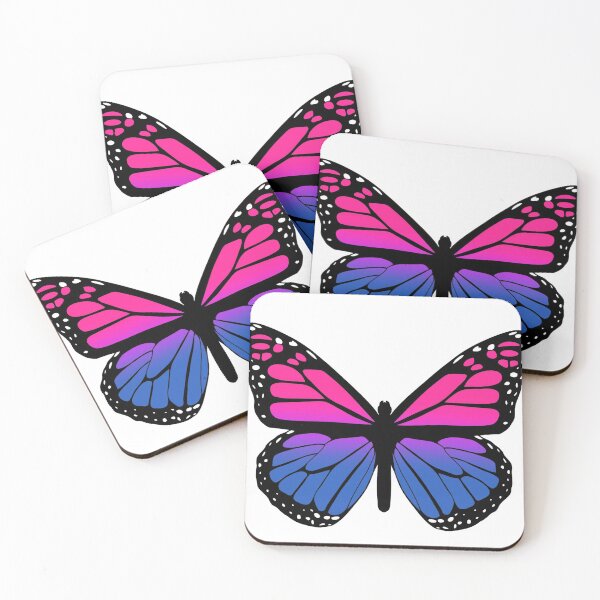 Item preview, subtle bi flag butterfly gradient designed and sold by Jaymesarah.