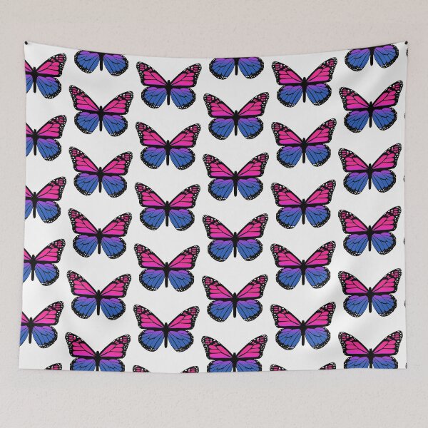 Item preview, subtle bi flag butterfly gradient designed and sold by Jaymesarah.