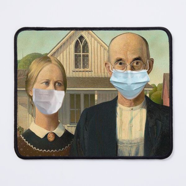 Item preview, American Gothic Covid 19 designed and sold by MatrizGeek.