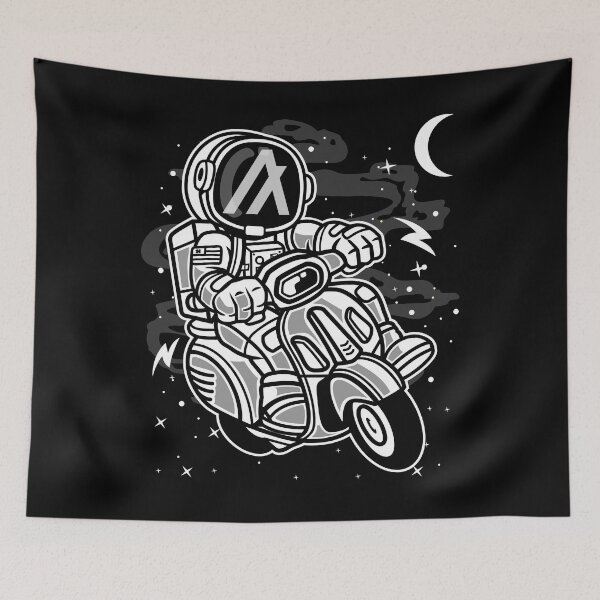 Item preview, Astronaut Scooter Algorand ALGO Coin To The Moon Crypto Token Cryptocurrency Blockchain Wallet HODL designed and sold by AdamRoberts90.