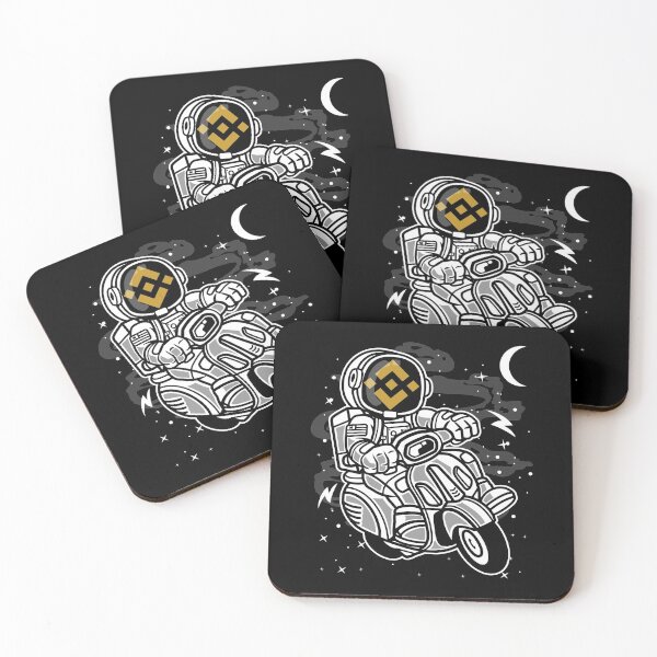 Item preview, Astronaut Scooter Binance BNB Coin To The Moon Crypto Token Cryptocurrency Blockchain Wallet HODL designed and sold by AdamRoberts90.