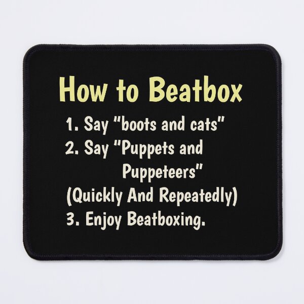 Item preview, Beatbox Beatboxing Beatboxer Funny Humour Saying designed and sold by CuteDesigns1.