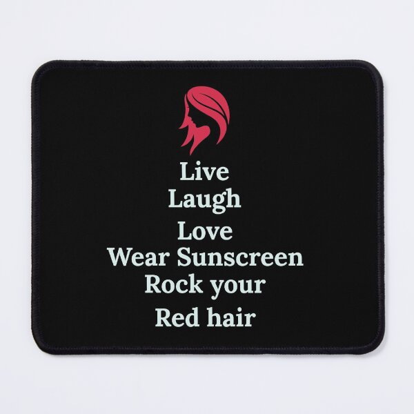 Item preview, Redhead Hair Quote Funny Humour Saying designed and sold by CuteDesigns1.