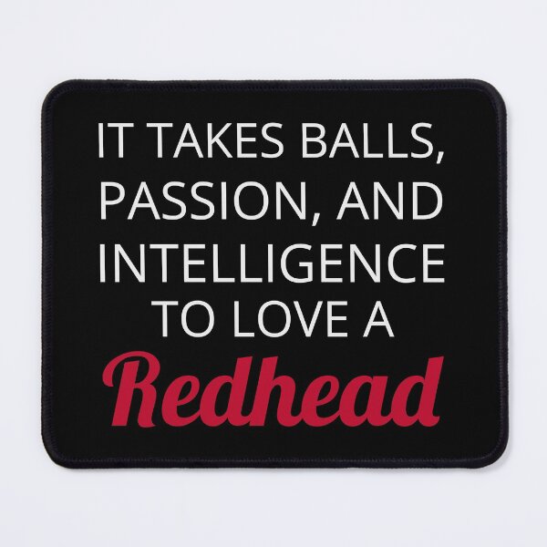 Item preview, Redhead Hair Quote Funny Humour Saying designed and sold by CuteDesigns1.