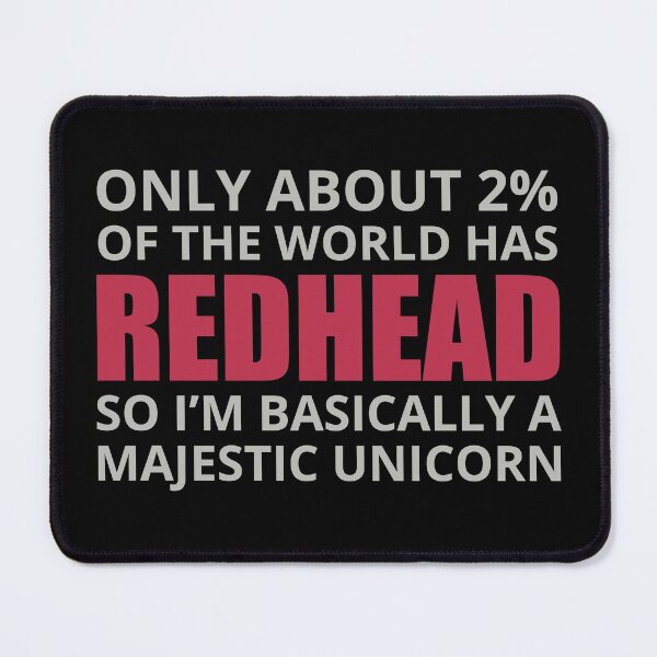 Item preview, Redhead Hair Quote Funny Humour Saying designed and sold by CuteDesigns1.