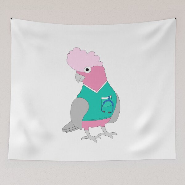 Item preview, Galah Nurse on White designed and sold by Digitaldingo.