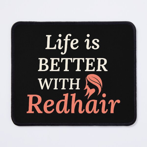 Item preview, Redhead Hair Quote Funny Humour Saying designed and sold by CuteDesigns1.