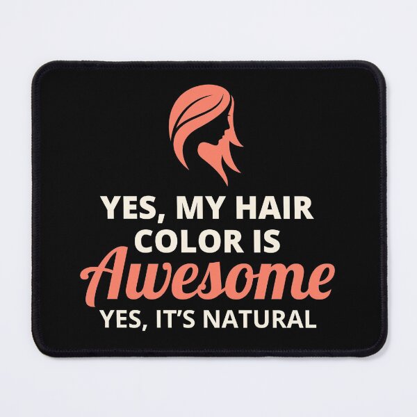 Item preview, Redhead Hair Quote Funny Humour Saying designed and sold by CuteDesigns1.
