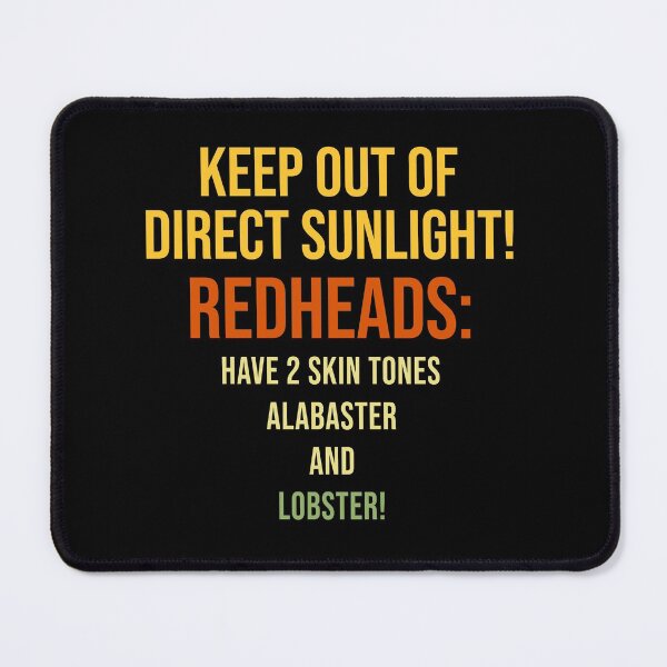 Item preview, Redhead Hair Quote Funny Humour Saying designed and sold by CuteDesigns1.