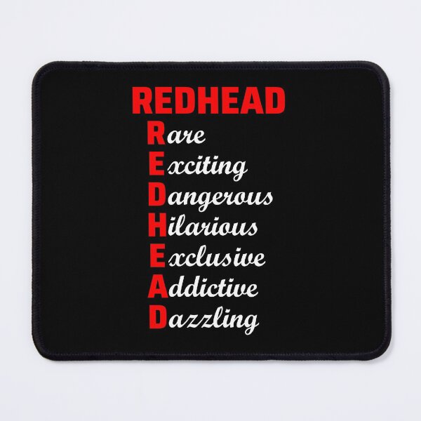 Item preview, Redhead Hair Quote Funny Humour Saying designed and sold by CuteDesigns1.