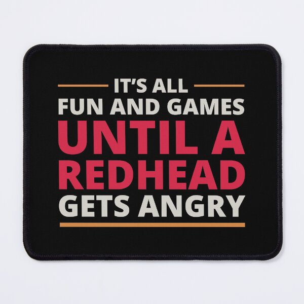 Item preview, Redhead Hair Quote Funny Humour Saying designed and sold by CuteDesigns1.