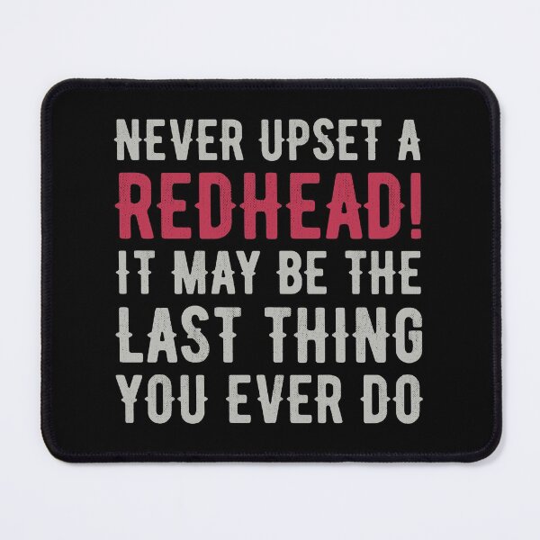 Item preview, Redhead Hair Quote Funny Humour Saying designed and sold by CuteDesigns1.