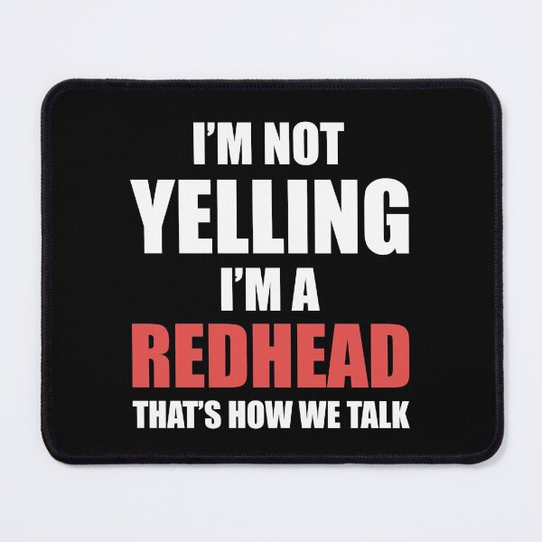 Item preview, Redhead Hair Quote Funny Humour Saying designed and sold by CuteDesigns1.