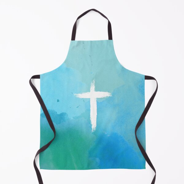 Item preview, Blue Colored Cross designed and sold by StoicQuotes.