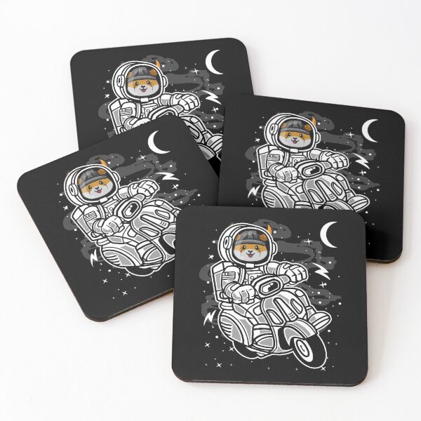 Item preview, Astronaut Scooter Floki Inu Coin To The Moon Crypto Token Cryptocurrency Blockchain Wallet HODL designed and sold by AdamRoberts90.